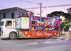 Papai Noel Chegou dando início a programação de Natal 5 FOTO 2 RETRO DEZEMBRO