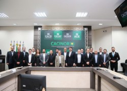 ‘Vamos dar continuidade ao projeto de governança regional no Norte e Noroeste do PR’, diz Henrique Santos, oficialmente empossado como novo presidente da Cacinor 37 g_112809