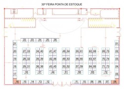 30ª Ponta de Estoque: 70% dos Estandes Vendidos 6 mapa_30fpe