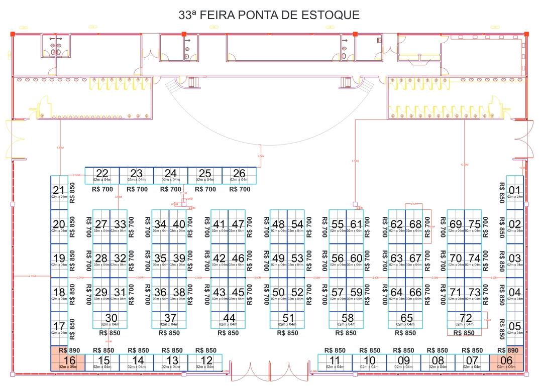 33ª Ponta de Estoque da ACIC - Mais de 70% dos Estandes Vendidos 2