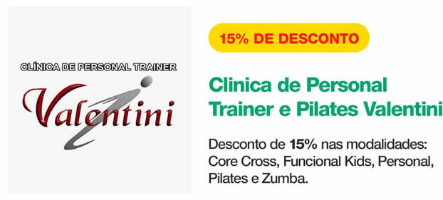 parcerias Clinica de Personal Trainer e Pilates Valentini