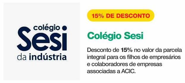 parcerias Colegio Sesi