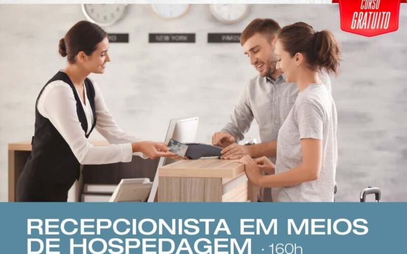 AQUI NA ACIC VOCÊ FICA SABENDO PRIMEIRO! CURSO DE RECEPCIONISTA EM MEIOS DE HOSPEDAGEM! 6