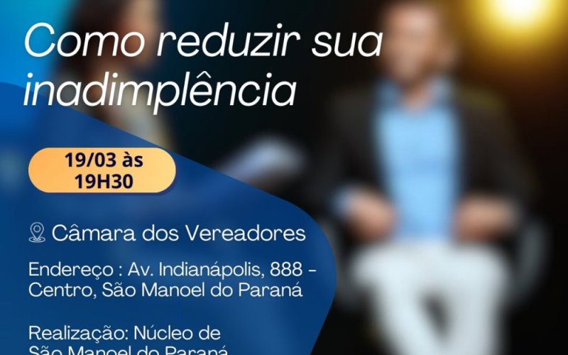 Aqui na ACIC você fica sabendo primeiro! Participe do Primeiro Seminário sobre Redução de Inadimplência! 2