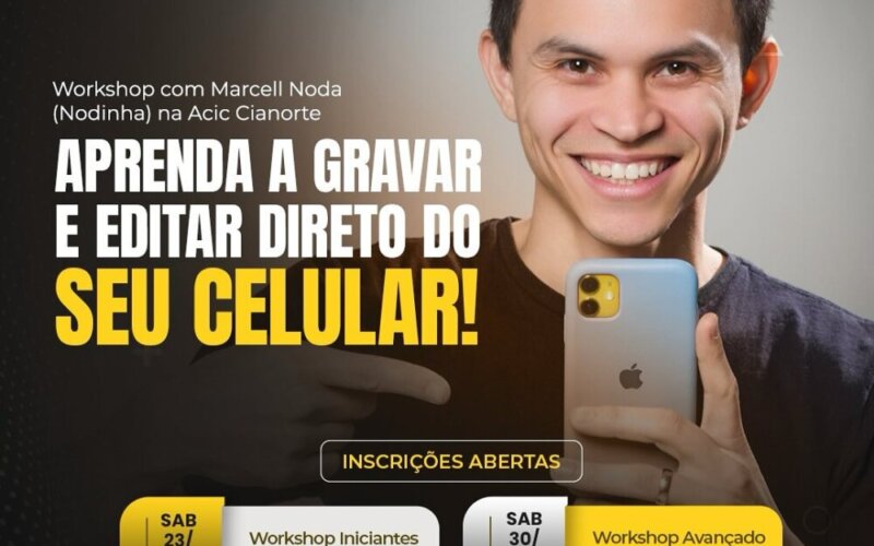 Workshop com Marcell Noda (Nodinha) na ACIC Cianorte! Aconteceu na ACIC 4