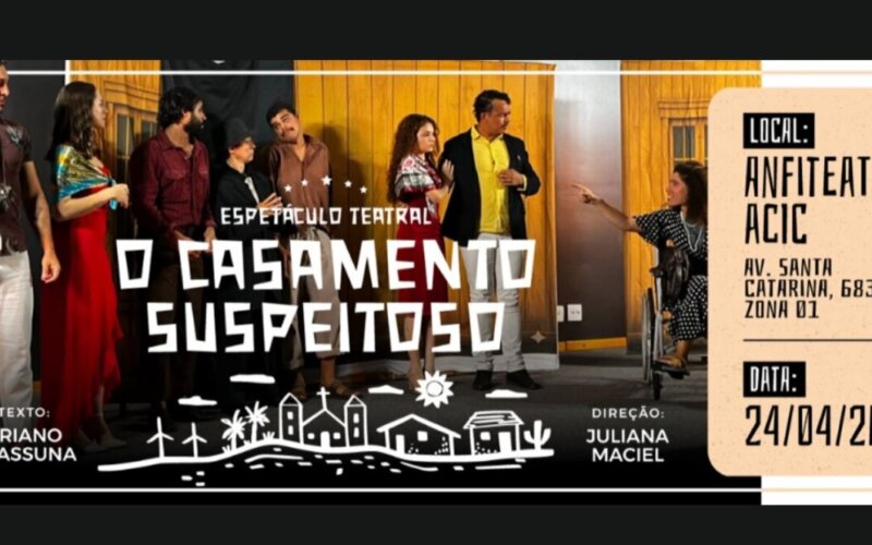 Espetáculo teatral "O casamento suspeitoso" - Instituto ACIC 2